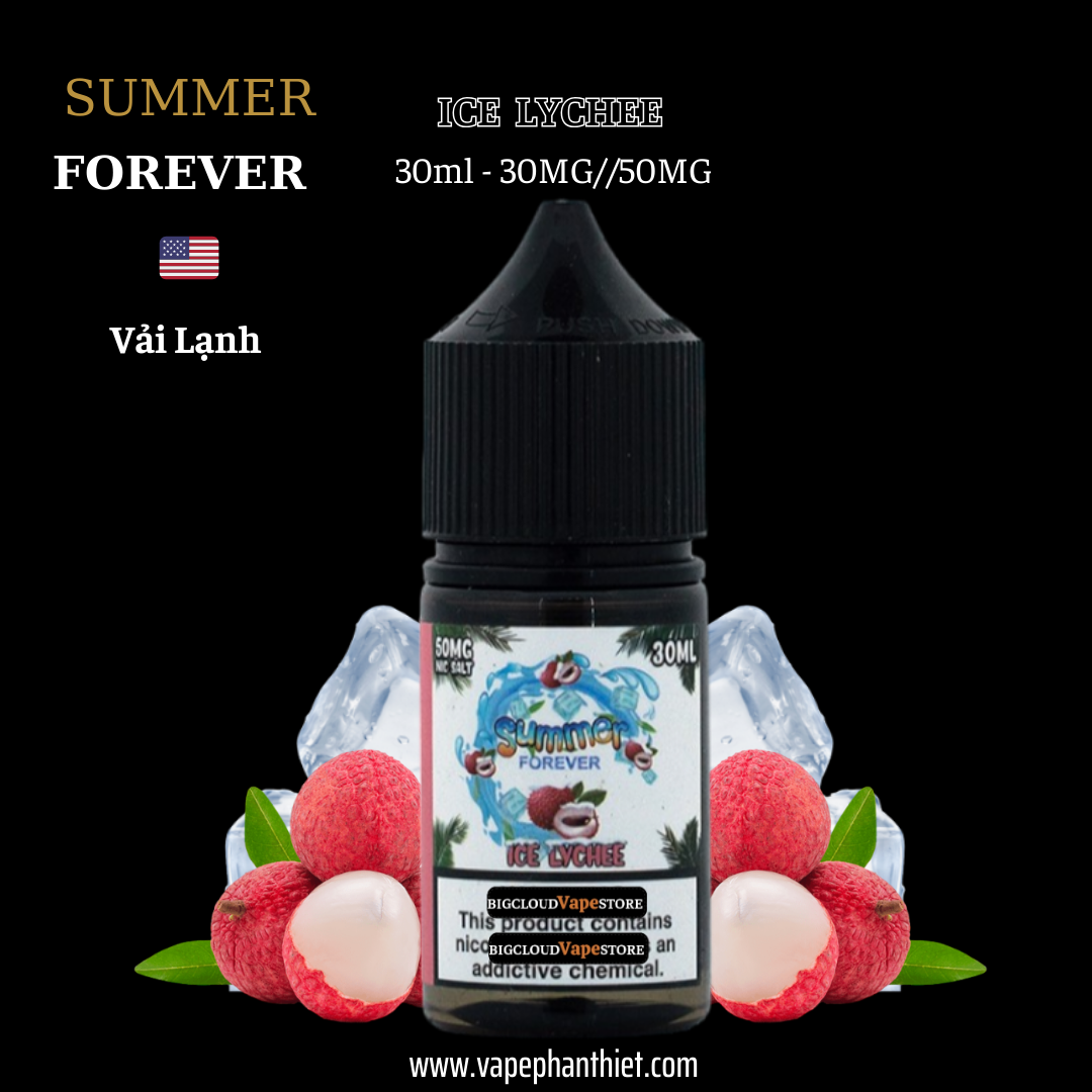 Summer Froever Salt 30ml 30MG-50MG Vải Lạnh